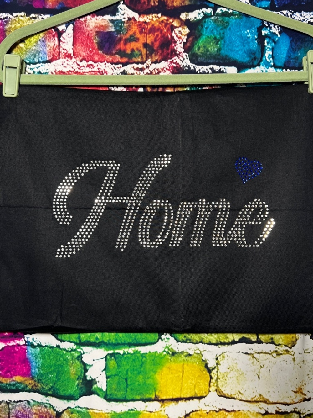 Home Heart Rhinestone Throw Pillow Cover [34R]